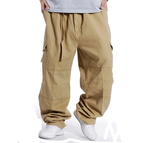 mens loose fit cargo pants